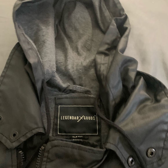 Stylish Legendary Goods black rain coat - Picture 2 of 3